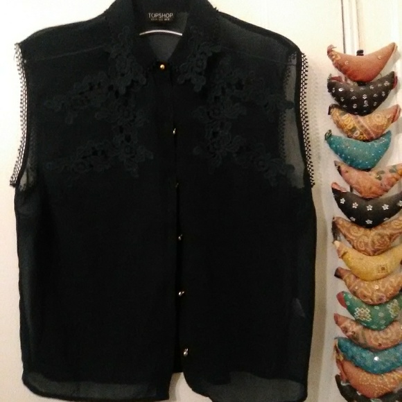 SOLDTopshop blouse - Picture 3 of 5
